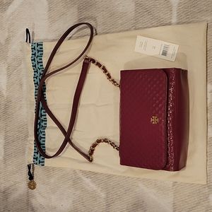 Brand new Tory Burch red crossbody